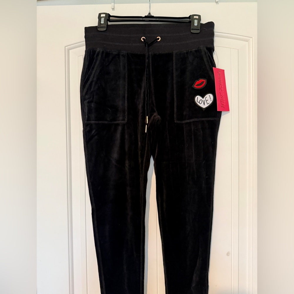 Betsey Johnson Velour Pant